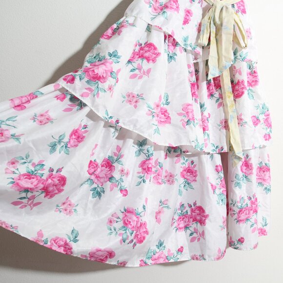 LoveShackFancy x Target Elise Smocked Tiered Dress Floral Midi Smocked Size XS - Picture 7 of 16